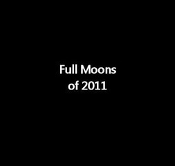 Full Moons of 2011