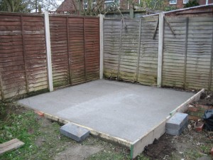 Concrete base